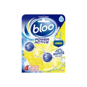 Image of Bloo Power Active Lemon Toilet Rim Block 50g