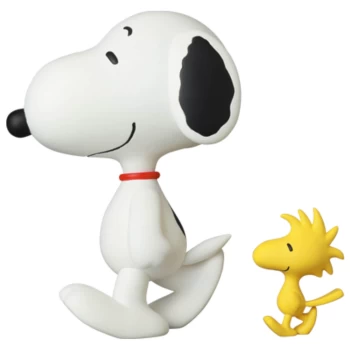 Image of Medicom Peanuts VCD Figure - Snoopy & Woodstock (1997 Version)