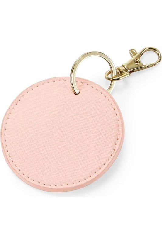 Image of Bagbase Boutique Circular Key Clip in Pink Pink Unisex One Size