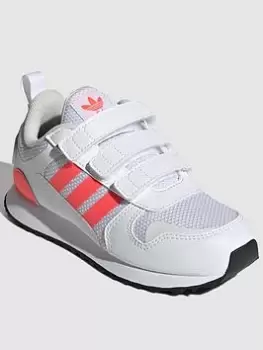 Image of adidas Originals Kids ZX 700 HD - White/Red, Size 10