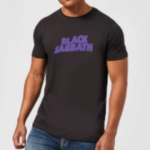 Image of Black Sabbath Logo Mens T-Shirt - Black - S