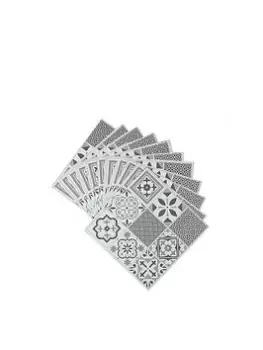 Image of D-C-Fix Oriental Tiles Dc Fix Self Adhesive Vinyl Floor Tiles -30.48Cm X 30.48Cm (Pack 11 Tiles = 1Sqm)