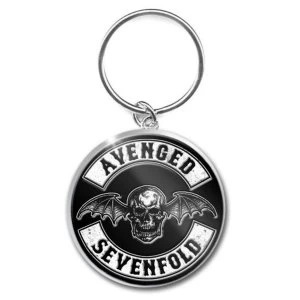 Image of Avenged Sevenfold - Death Bat Crest Keychain