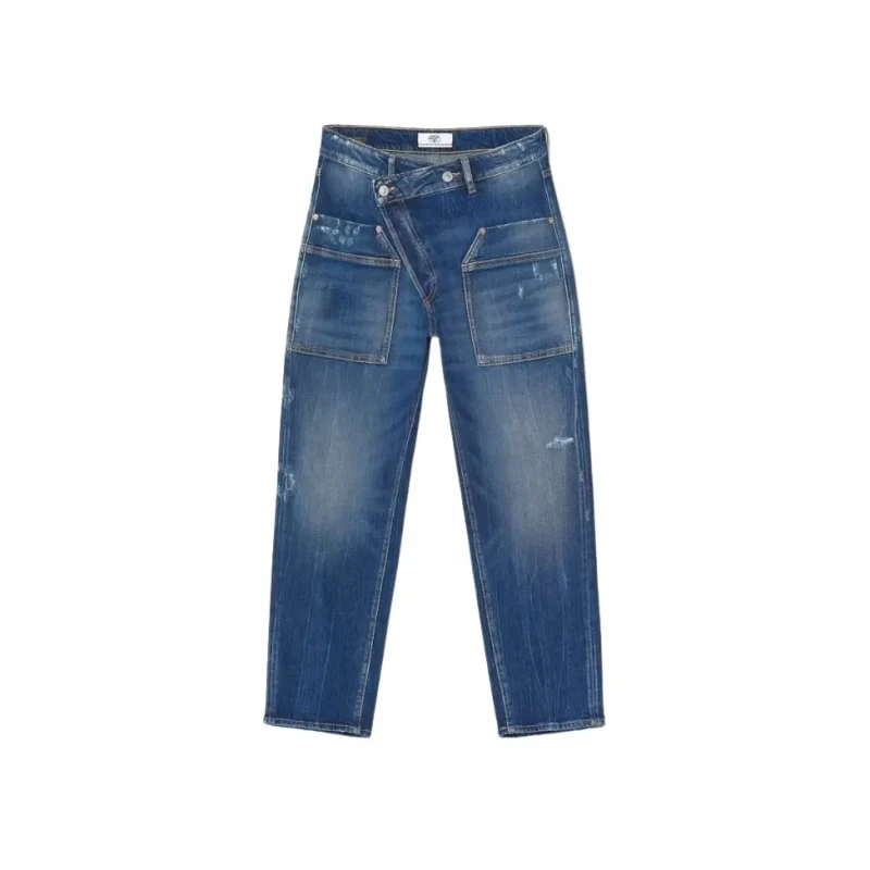 Image of Le Temps des cerises Womens jeans Le Temps des cerises Cosy Pocket Bleu Female 28