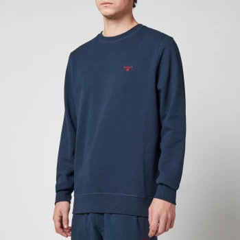 Image of Barbour Lounge Mens Nico Sweatshirt - Navy - L