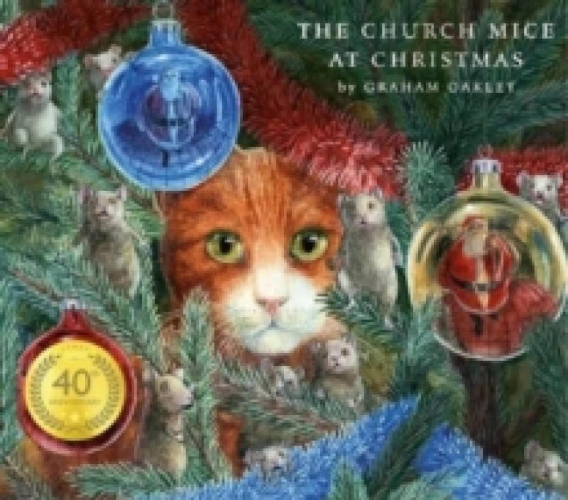 Image of Graham Oakley Church Mice at Christmas Book Multi unisex