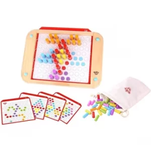 Image of Wooden Pattern Pegs Activity Toy