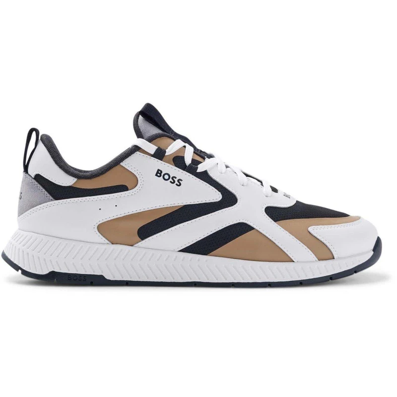Image of Boss Titanium Running Trainers Beige male UK 6