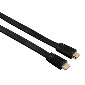 Image of Hama High Speed HDMI Cable Plug - Plug Flat Ethernet 1.5m