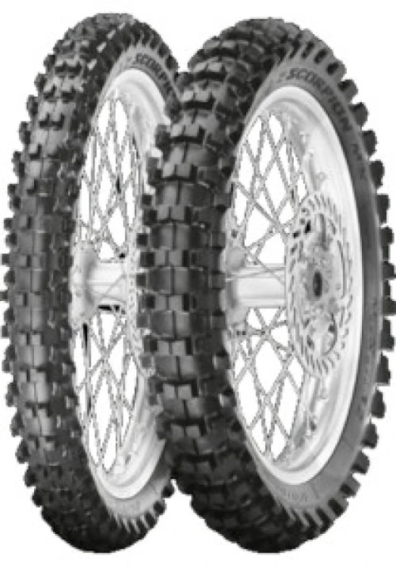 Image of 4431600 - Pirelli Scorpion MX32 Mid Soft Front Tyre 40M 80/100-14" 4431600