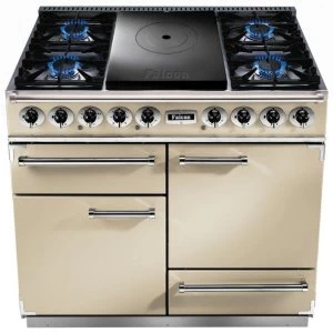 Image of Falcon FCT1092DFCRBM 81070 110cm 1092 Deluxe Range Cooker - With Cooktop