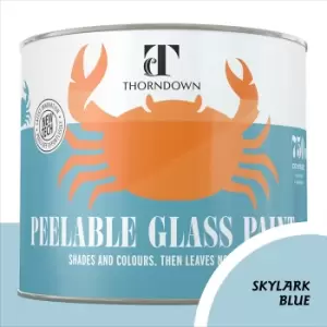 Image of Thorndown Skylark Blue Peelable Glass Paint 750ml