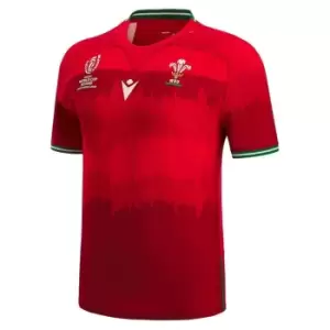 Image of Macron Wales WRWC Home Shirt Womens - Red