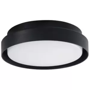 Image of Delta Outdoor Flush Sandy Black Aluminium LED 20W 1550Lm 3000K IP65 - Merano
