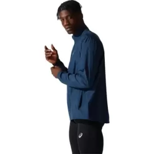 Image of Asics Mens Core Running Jacket - Blue