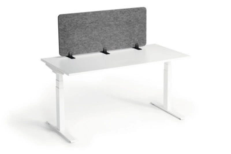 Image of Durable Durable Recycled Felt Desk Divider Panel 120cm Grey 313458 313458