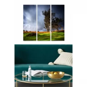 Image of MDF79249192 Multicolor Decorative MDF Painting (3 Pieces)