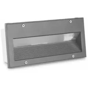 Image of Wall light 4000k Micenas Led, aluminum and glass, gray