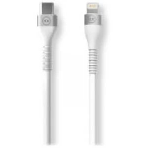 Image of Mixx 1.2 Meter - Type-C to Lightning - MFI Version to Support 30 Watts - White