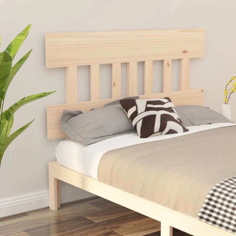Image of VIDAXL Bed Headboard 143.5x3x81cm Solid Wood Pine Vidaxl 8720287010012