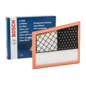 Image of Bosch Air filter F 026 400 388 Engine air filter,Engine filter MERCEDES-BENZ,E-Klasse Limousine (W211),C-Klasse Limousine (W203)