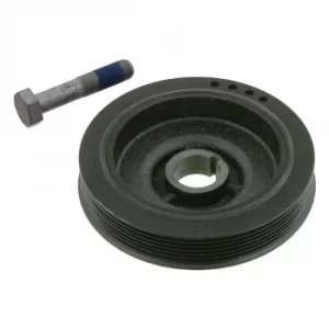 Image of Crankshaft Belt Pulley 33785 by Febi Bilstein