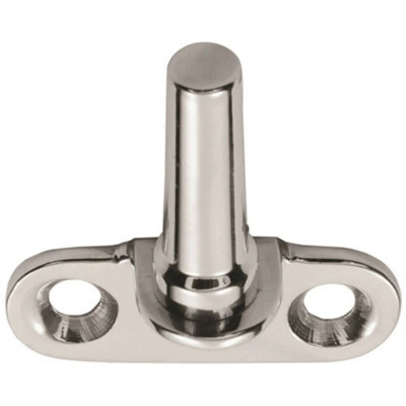 Image of Loops Flush Fitting Cranked Window Casement Pin 25mm Fixing Centres Polished Chrome Multi