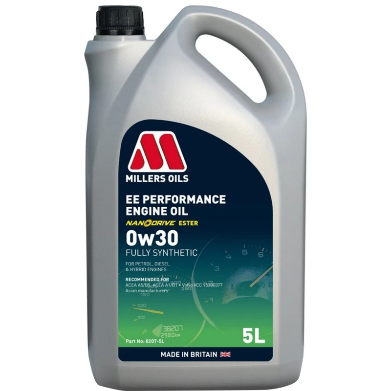 Image of MILLERS OILS 8207-5 Engine oil Capacity: 5l, 0W-30, Full Synthetic Oil Engine Oil (1862)