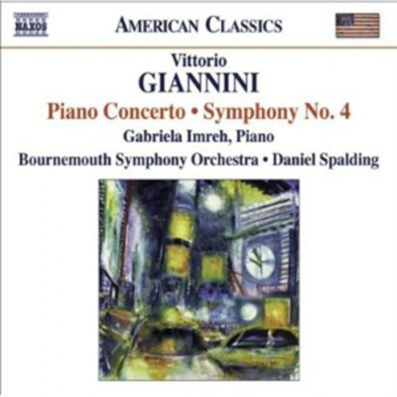 Image of Vittorio Giannini: Piano Concerto/Symphony No. 4 CD / Album