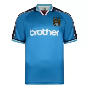 Image of Manchester City 1998 Polyester Retro Shirt