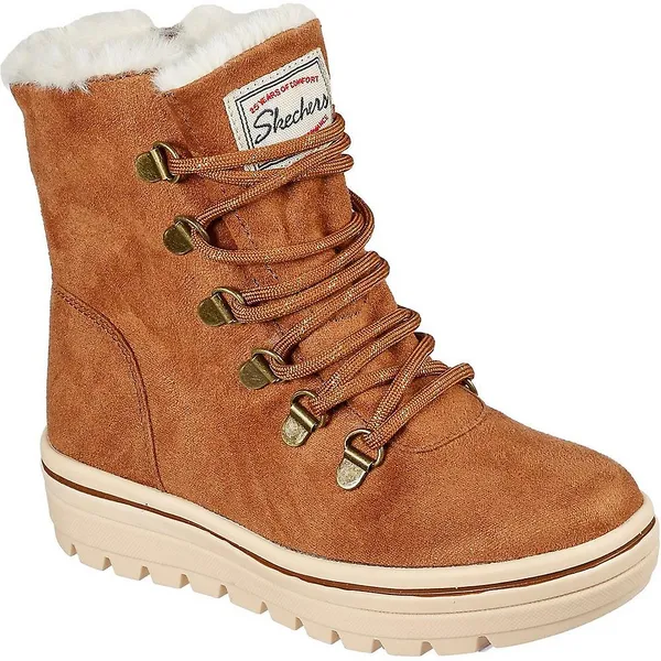 Image of Skechers Girls Street Cleats 2 Snowslide Winter Boots UK Size 1.5 (EU 34) Chestnut SKE1679-CSNT-1.5