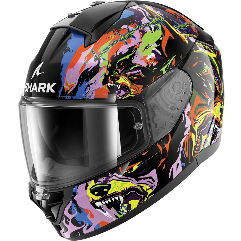 Image of Shark Ridill 2 Racing Beast Helmet, multicolored, Size M for Men