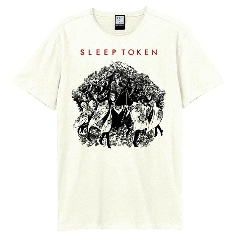 Image of Amplified Amplified Men The Love You Want Sleep Token T-Shirt in White Size: 3X-Large White XXXL Male 5063806407089