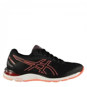 Image of Asics Cumulus 20 Ladies Running Shoes - Black/Pink