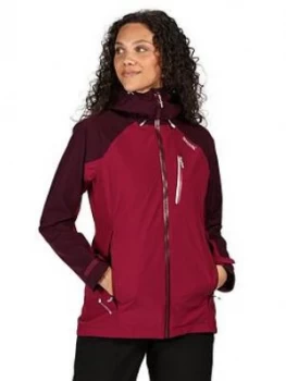 Image of Regatta Birchdale Waterproof Jacket - Purple, Size 20, Women