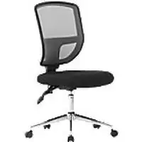 Image of Nautilus Designs Office Chair Bcm/K512/Bk Mesh Black Chrome