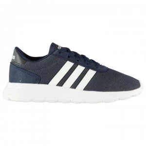 Image of adidas Lite Racer Junior Boys Trainers - Navy/White