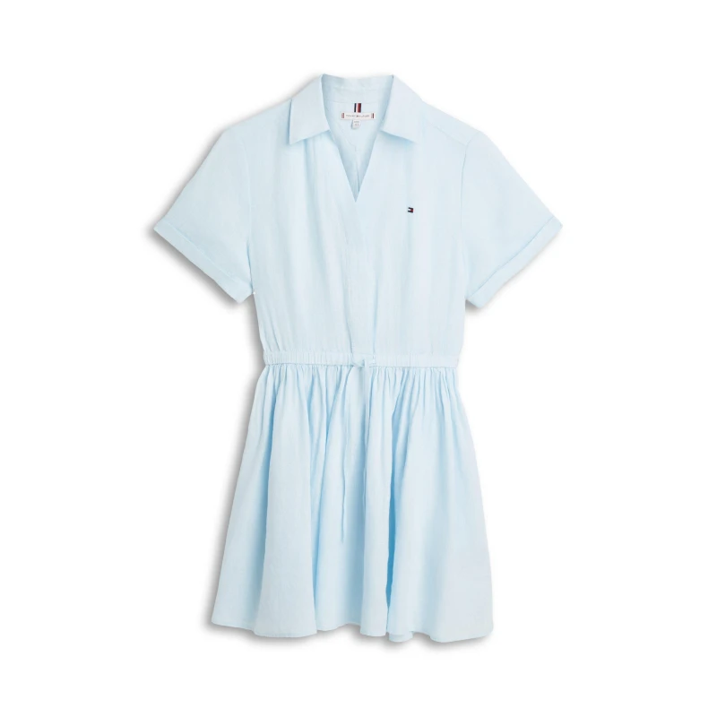 Image of Tommy Hilfiger Tommy Linen Drs Ld63 Keepsake Blue female 10 (S)