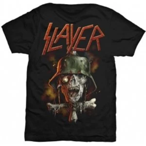 Image of Slayer Soldier Cross V2 Mens Black T Shirt: Medium