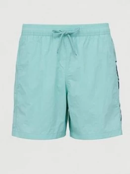 Image of Barbour International Large Logo Swim Shorts - Peppermint