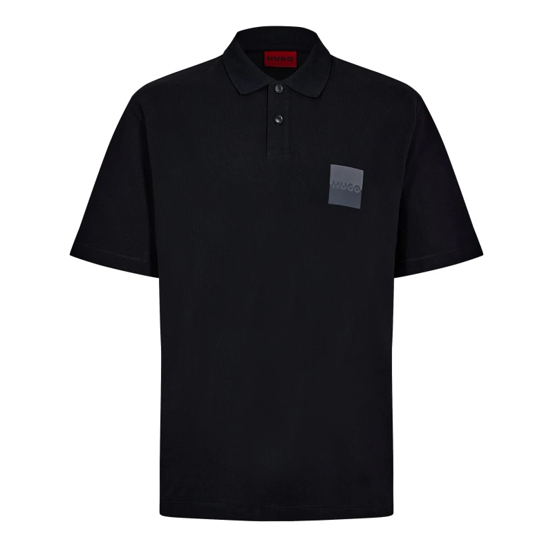 Image of Boss Mens Dusplity Short Sleeve Polo Shirt Black male XS