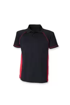 Image of Panel Performance Sports Polo T-Shirt