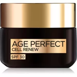 Image of LOreal Paris Age Perfect Cell Renew Anti-Wrinkle Day Cream SPF 30 50ml