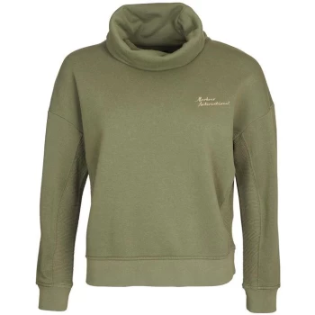 Image of Barbour International Georgia Sweatshirt - Dusky Khaki