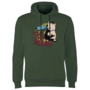 Image of Toy Story Evil Oinker Hoodie - Forest Green - M