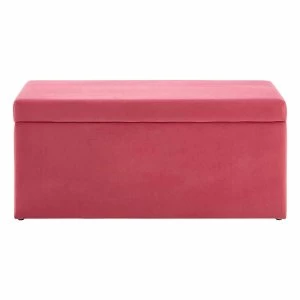 Image of Premier Kids Mia Velvet Ottoman, Pink