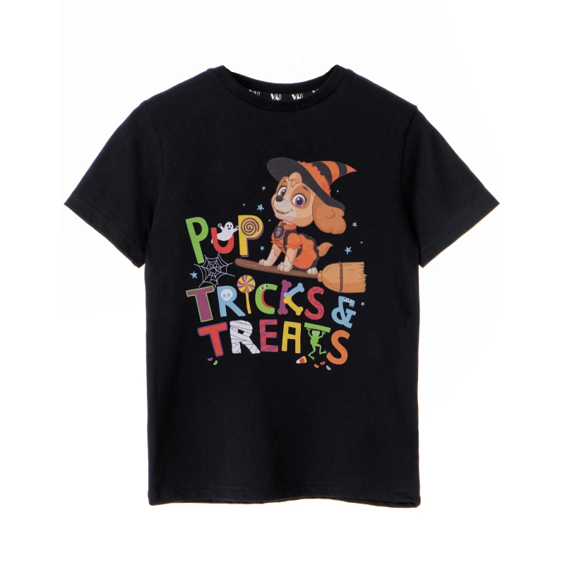 Image of Paw Patrol Short Sleeved T-Shirt Black female