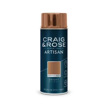 Image of Craig & Rose Artisan Copper Rose Bright Effect Spray Paint