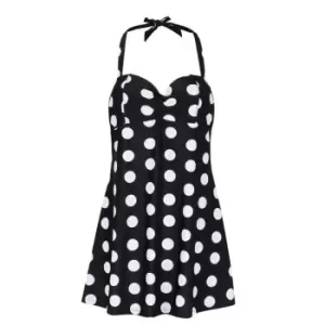 Image of Miso Halter Neck Swimdress - Black