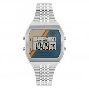Image of Unisex Digital Two Stainless Steel Watch AOST23556
